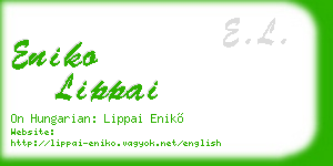 eniko lippai business card